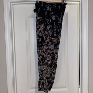 Floral joggers